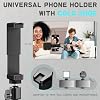 UBeesize 92 Cell Phone Tripod Stand with 16.5 Gooseneck and Remote, Overhead Tripod with Adjustable 360Ball Head & Phone Holder for iPhone17 Pro Max/Pro/Plus/ /16/15/14/13, Android Cell Phone