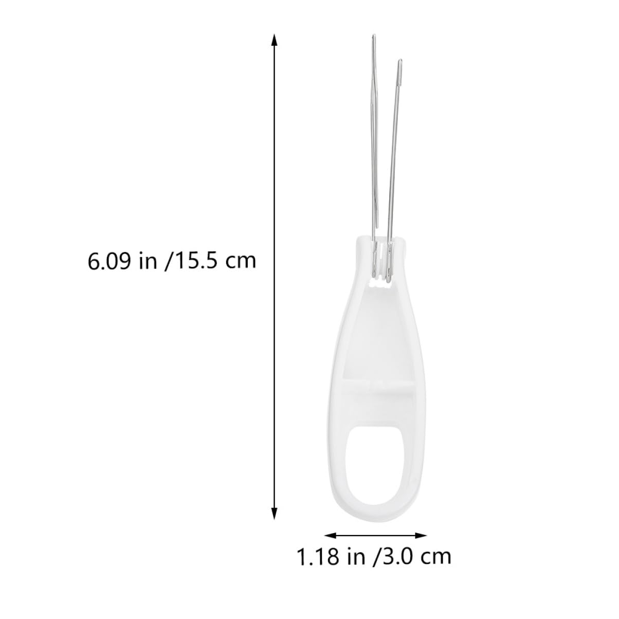 TOVINANNA 2pcs Zipper Puller Clothes Wearing Assistance Tool Coat Buttoning Aid Fixed Button Hook Dressing Aid Assist Tool Jacket Hooks One- Hand Button Tool Zipper Accessories White Steel