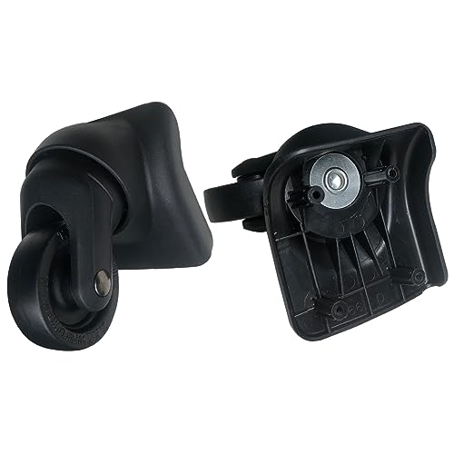 Luggage Wheels Replacement for Suitcase, Spinner Wheels Replacement Parts Roller Suitcase Tourister Travel Trunk Caster Luggage Kit (2 Pcs)