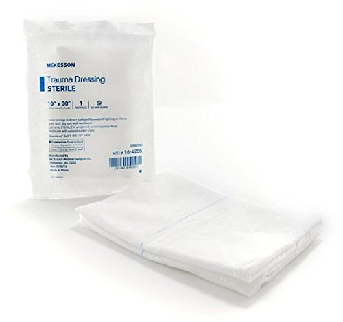 Mckesson - Trauma Dressing Mckesson Nonwoven 10 X 30 Inch Rectangle Sterile - 50/Case - MCK miniatura 1