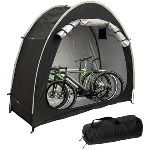 Urby Outdoor Bike Tent, Waterproof Bicycle and Motorcycle Storage with Extra Space for Shelter. Good for 2-3 Bikes. Cover