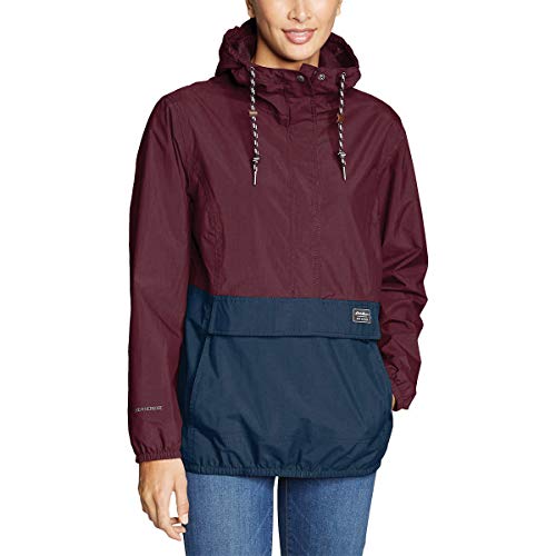 Veste Eddie Bauer Charly coupe-vent déperlant taille M marine et bordeaux
