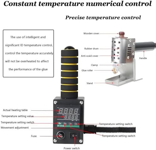 Adjustable Hot Melt Glue Dispenser & Spray Injecting Machine - 50ml for Crafts, Fabric, Woodworking, DIY Projects, Efficient Adhesive Application