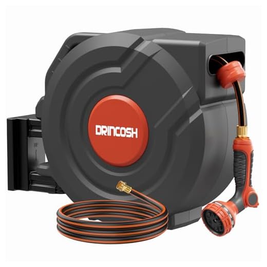 DRINCOSH 100–130ft Heavy-Duty Reel