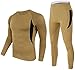 Herren Warme Unterwäsche Set,Funktionswäsche Herren Skiunterwäsche Winter Suit Ski Thermo-Unterwäsche Thermowäsche Unterhemd + Unterhose
