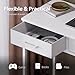 Pamray 32 Inch Small Computer Desk with 2 Drawers for Bedroom Study Writing Home Office Table for Small Spaces White
