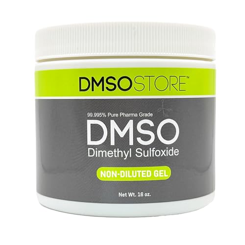DMSO Gel 16 oz Pure 99.995% Non-diluted Low Odor Dimethyl Sulfoxide