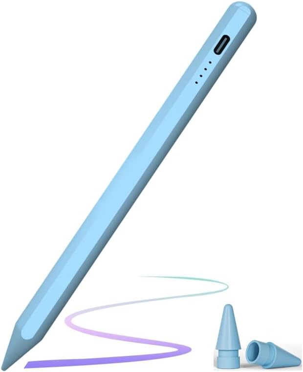 Stylus Pen for Samsung Galaxy Tab A11+/A11/A9+/A9/A8/A7 Tablet Pens for iOS/Android/Windows Stylists Pen with Dual Touch Screen Stylus Pencil (Blue)