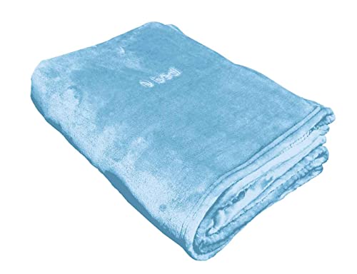 0 BED ZERO BED Manta Polar Suave | Manta Monocolor | Cielo | 130 x 160 cm