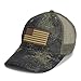 Patriot Series American Flag Hat 6-Panel Unstrutcuted American Flag Dad Cap (Olive Cirrus)