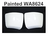 Painted White Front Bumper End Cap SET w/o fog hole For 2007-2013 Silverado 1500 GM1016103 GM1017103
