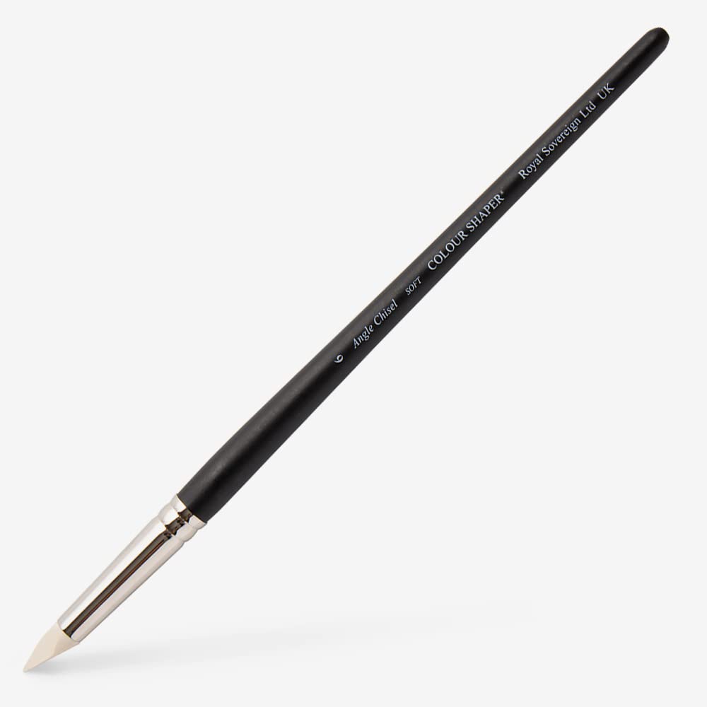 Colour Shaper Angle Chisel Soft Ivory Painting Shaper Brush (Size 6)