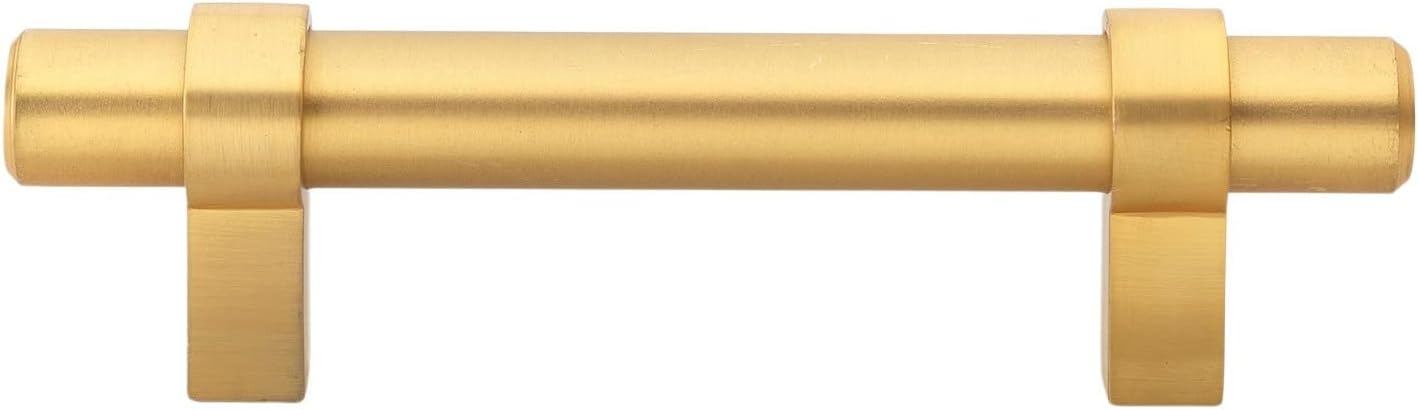 GlideRite Hardware 4005-76-MB-10-3” Center Euro Solid Bar Pull - 4-1/2” Length, Matte Black, Pack of # (10)