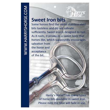 Harry´s Horse Olivenkopftrense Sweet Iron doppelt gebrochen 13mm, Größe:13.5