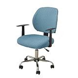 Protection intégrale – La housse de chaise de bureau offre à votre chaise d'ordinateur une protection parfaite contre les éclaboussures, la saleté, l'usure et les déchirures, et donne un aspect neuf à votre chaise de bureau usée.