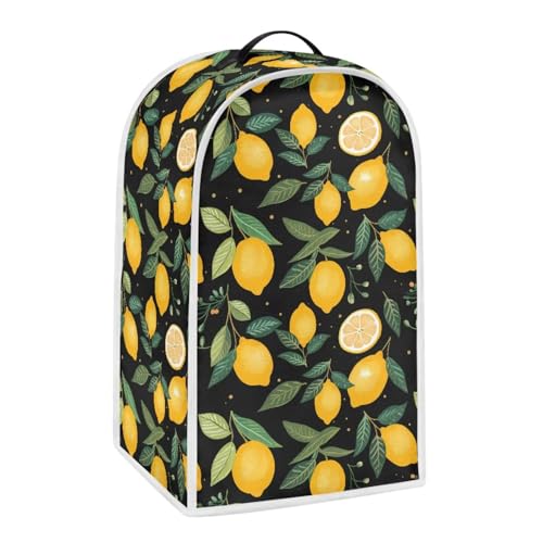 ASQVTIFE Lemon Blender Cover Kitchen Juicer Dust Cover Appliance Covers for Kitchen Counter Kitchen Decorations for Blender Food Processor juicer Washable Appliance Cloth Protector with Top Handle