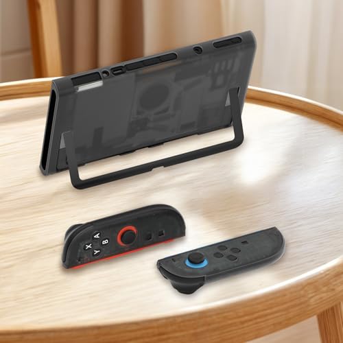 Image of Transparent Replacement Housing Shell for Nintendo Switch 2 (2025) | Custom Clear Back Cover Plate & Controller Faceplate Shell with Decorative Strips DIY Accessories for Switch 2 Game Console