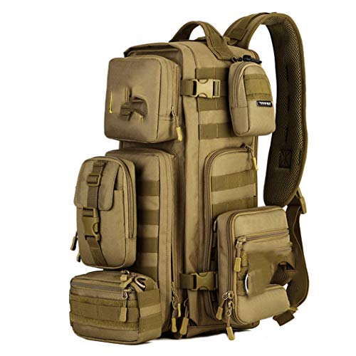 Sac à dos militaire d'alpinisme et de randonnée avec support de contrepoids