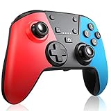 🎮 【8-10 STUNDEN SPIELZEIT】 Wenn der Akku voll ist, kann der eingebaute 500-mA-Lithium-Akku des Wireless-Controllers 8-10 Stunden lang arbeiten. Die Zeit zum vollständigen Aufladen beträgt nur 2-3 Stunden. Es kann mit 4 Controllern verwendet werden, um mit Familie und Freunden zu spielen. Wenn die Batteriespannung unter 3,6 V liegt, blinkt die Anzeigelampe des entsprechenden Kanals. Sie können das Spiel für eine lange Zeit genießen.