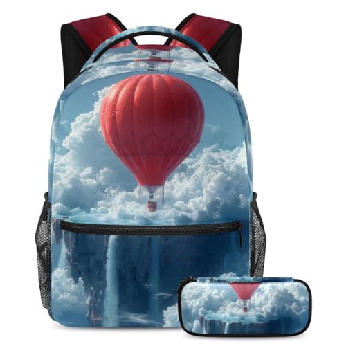 Sac à dos avec trousse à crayons sac d'école enfants adolescents