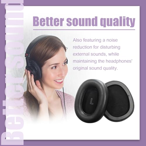 INF Premium Sheepskin Leather Replacement Ear Pads for B&O Beoplay H95, Noise Isolating Earpads for Bang & Olufsen Headphones - Image 2