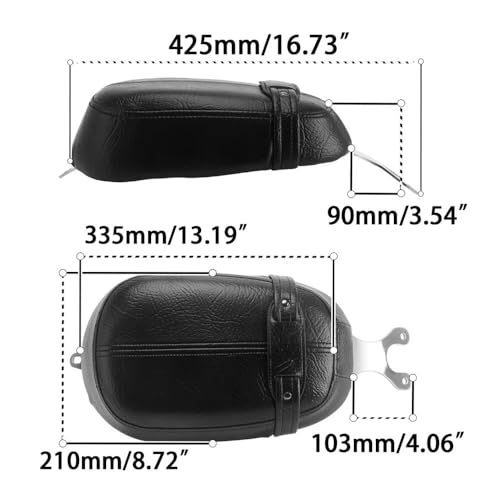 Siège passager moto pour Indian Scout Sixty et Touring 2015-2024 - 7