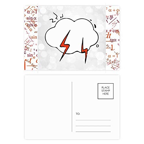 Cartes postales Météo Foudre Nuage pour ne jamais manquer de cartes de remerciement