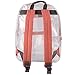 Clear Backpack Heavy Duty Transparent Bookbag for Kids, Boys, Girls, School, Travel, Stadium Approved (Coral)