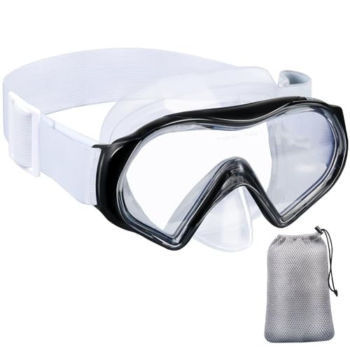 Aegend Diving Mask for Adult Youth, Anti-Fog Anti-UV Wide View Snorkel Mask for Scuba Diving Swimming Snorkeling