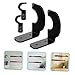 TOYANDONA 4pairs Wall-Mounted Baseball Bat Hanger Holder for Display and Storage and Design for Sports Memorabilia for Home Decoration