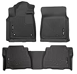 Husky Liners Weatherbeater | Fits 2014 - 2021 Toyota Tundra CrewMax Cab, Front & 2nd Row Floor Liner