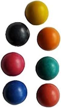Crabby Color Removable Rubber Balls for Tuning Forks - 8 Pack with Velvet Pouch
