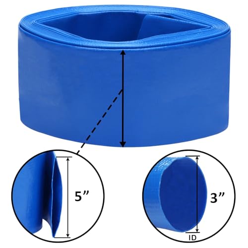 DERPIPE Lay-Flat Pool Backwash Hose - 3