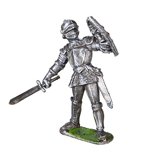 MAROLIN Plastik Spielfiguren Sortiment Ritter - 10 Figuren - Deutsches Manufakturprodukt