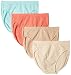 Ellen Tracy Women's 4 Pack Jacquard Dot Hi Cut Panty