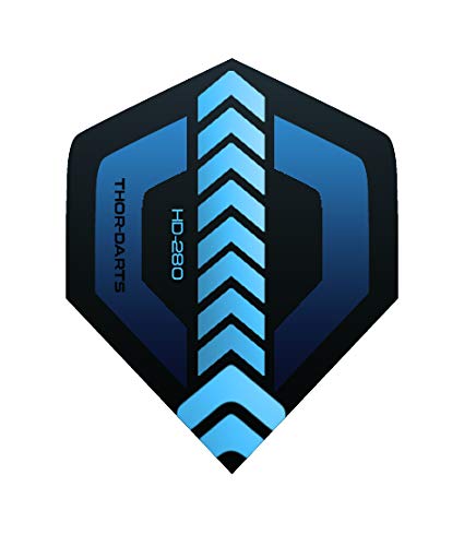 TD_F1_blue_15 15 Blue 150 Micron F1 Ultra Strong Darts Flights Extra Long Durable (F1 Blue, 15 Pieces (5 Set))