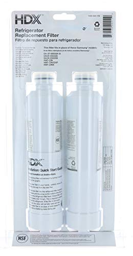 Hdx Fms-2 Replacement Water Filter / Purifier For Samsung Refrigerators (2 Pack) #TOP1