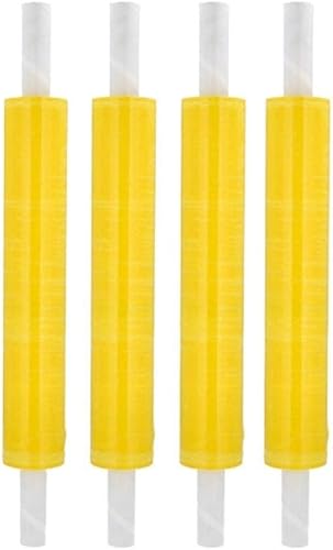 Vista 62 de PSBM - Rollo de película elástica roja con asas de núcleo extendido, 1 paquete, 20 pulgadas x 1000 pies, calibre 80, rollos de película elástica a