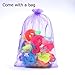 Cooraby 30 Pieces Magic Worm Toys Twisty Fuzzy Worm Carnival Party Favors with a Organza Bag, 6 Colors (Color Style A)