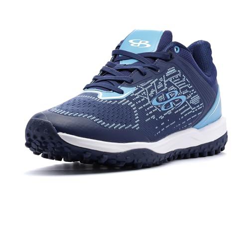 Boombah Viper Pureknit Men's Turf - Status - Navy/Columbia - Size 6