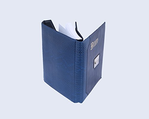 Ricaricabile, con copertina in pelle, scrittura