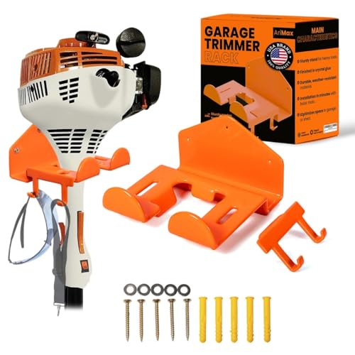 Weed Eater Hanger with Extra Hook for Harness Strap & Accessories