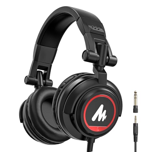 MAONO MH501 Studio Monitor Headphones, 50mm Drivers, Wired