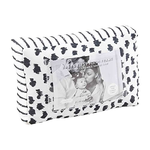 Black & White Plush Recordable Frame