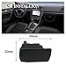 Car Glove Box Lock Latch Handle Car Glove Box Lid Latch Opener Handle Trim Cover Switch Fit For Golf 6 Old Sagitar Interior Spare Part Compartment Lock 1K1857077B Glove box Switch(Matte Black)