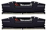 G.Skill RipJaws V Series F4-3600C16D-16GVKC Arbeitsspeicher (16 GB (2 x 8 GB), 288-polig SDRAM PC4-28800 DDR4 3600 CL16-19-39, 1,35 V, Dual Channel Desktop Speicher Modell F4-3600C16D-16GVKC