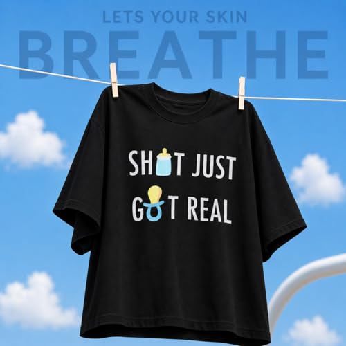 Image of The Mom Store Mom T-Shirt | Cotton | Pre and Post Pregnancy | Quirky Statements | Comfortable | Oversized