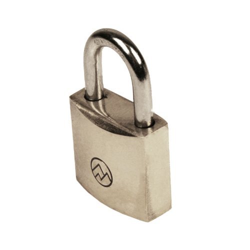 FJMMountain Series (BP100-KD) Solid Brass Padlocks, 1" Wide Keyed Different