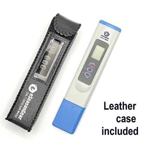 Eseasongear Salt-3050 Waterproof Ip65 Meter, Digital Salinity Ppm Temperature Tester For Salt Water Pool And Koi Fish Pond #TOP1