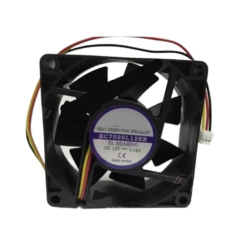 Ventilateur de refroidissement 7025 EC7025L12ER DC12V 0,14A à 3 fils